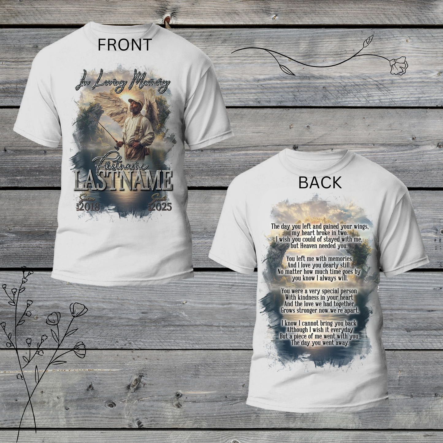 Memorial Shirt - Front & Back