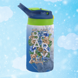 Personalized Baby Bottle – Blue Teddy Bear Design