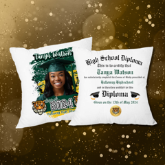 Custom Graduation Keepsake Pillows – Personalized Design